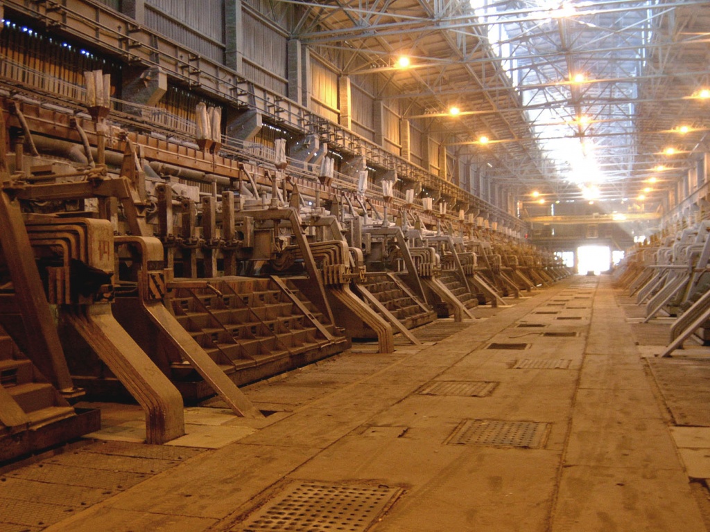 Магистральный аэрожелоб, Надвоицкий алюминиевый завод